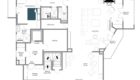 Val D Isere Apartment Cala 301 Floorplan Level 1