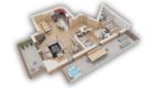 Val D Isere Apartment Chalet Artemis Floorplan Level 2