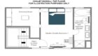 Verbier Chalet Mowgli Floor Plan Top Floor