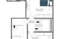 Zermatt Apartment Whitney Upper Floorplan